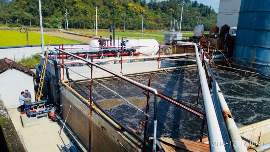 Upgrading of printing and dyeing wastewater